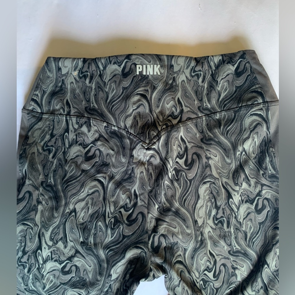 Pink high rise bike shorts
